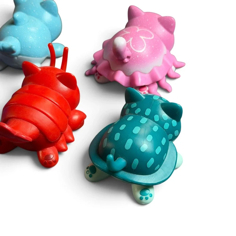 Aphmau Mystery MeeMeows Litter 4 Under the Sea Complete Set 8 Figures Cat Toys